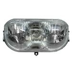  OPTIQUE SCOOT ADAPTABLE MBK 50 STUNT 2004+-YAMAHA 50 SLIDER 2004+ (HOMOLOGUE CE) (LIVREE AVEC DOUILLE ET AMPOULE BA20D) -P2R- Frontscheinwerfer