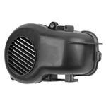 Cache de variateur VOLUTE-CACHE TURBINE SCOOT ADAPTABLE MBK 50 OVETTO, MACH G-YAMAHA 50 NEOS, JOG-APRILIA 50 SR AIR-MALAGUTI 50 F10 NOIR -P2R-