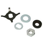 Variateur ETOILE-RESSORT + ENTRETOISE + RONDELLE + ECROU EMBRAYAGE CYCLO DAPTABLE PEUGEOT 103 MVL, SP, VOGUE (KIT) -P2R-