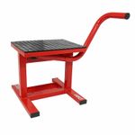  RED STEEL LEVER CROSS BRIDGE Motorcycle lift