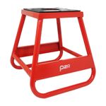  STATIVE - CROSS STAND FIXE HOCKER STAHL ROT Seitenständer