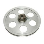 Poulie POULIE CYCLO ADAPTABLE PEUGEOT MBK 51 - 103 SP, MVL ALU 6 TROUS AVEC PIGNON 11 DTS -SELECTION P2R-