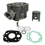  ZYLINDER 50 FÜR DERBI 50 SENDA 2006+, GPR 2006+-GILERA 50 SMT 2006+, RCR 2006+ (PIAGGIO EURO 3 MOTOR) -P2R GUSS Zylinder-Kolben Satz