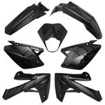 Kit carénage CARROSSERIE-CARENAGE 50 A BOITE ADAPTABLE RIEJU 50 MRT 2009+2021, MRT ENDURO 2009+2021, MRT PRO 2009+2021, MRT SM 2009+2021 NOIR