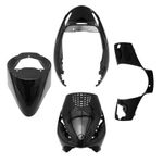 Kit carénage CARROSSERIE-CARENAGE SCOOT ADAPTABLE PIAGGIO 50 ZIP 2000+ NOIR BRILLANT (KIT 4 PIECES) -P2R-