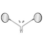  SCOOT ROND DIAM 103 mm CHROME 8 2 REDUCTEURS M10 PAIRE Achteruitkijkspiegel