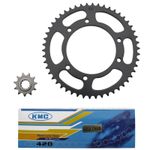 Kit chaine 11x50 ALESAGE 105mm DEMULTIPLICATION ORIGINE