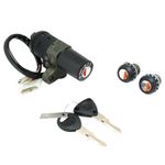 Neiman CONTACTEUR A CLE 50 A BOITE ADAPTABLE DERBI 50 SENDA-GILERA 50 SMT 2003+2006 (4 FILS) (AVEC SERRURE DE SELLE) -P2R-