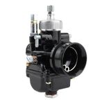  CARBURETTOR 50 WITH BOX P2R TYPE PHBG RACING BLACK FLEXIBLE MOUNTING DIAM 17 mm WITH DEPRESSION + LUBRICATION + ALUMINIUM BOWL + Carburettor