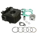  ZYLINDER SCOOT ANPASSBAR PIAGGIO 50 ZIP 4T, LIBERTY 4T, FLY 4T, VESPA ET4, VESPA LX 4T-DERBI 50 ATLANTIS 4T, BOULEVARD 4T-APRILI Zylinder-Kolben Satz