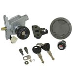 Neiman CONTACTEUR A CLE SCOOT ADAPTABLE MBK 50 NITRO 1997+2002-YAMAHA 50 AEROX 1997+2002 (5 FILS) (AVEC SERRURE DE SELLE + BOUCHON ESSE