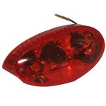  RÜCKLICHT SCOOT ANPASSBAR PEUGEOT 50 LUDIX ROT -P2R- Rückleuchten