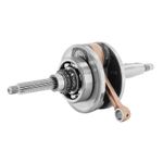 Vilebrequin EMBIELLAGE-VILEBREQUIN MAXISCOOTER ADAPTABLE YAMAHA 125 XMAX 2006+2020 - MBK 125 SKYCRUISER (LIVRE AVEC ROULEMENTS) -P2R-