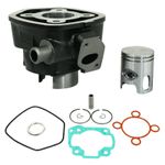  CYLINDER SCOOT ADAPTABLE MBK 50 NITRO, MACH G-YAMAHA 50 AEROX, JOG R-MALAGUTI 50 F12, F15 FLÜSSIGKEIT-APRILIA 50 SR FLÜSSIGKEIT Zylinder-Kolben Satz