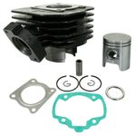  CYLINDER SCOOT ADAPTABLE PEUGEOT 50 TKR, TREKKER, SPEEDFIGHT AIR, VIVACITY, BUXY, SQUAB, ZENITH, ELYSEO, ELYSTAR -P2R GUSS PRÄMI Zylinder-Kolben Satz
