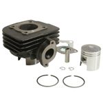  ZYLINDER SCOOT ANPASSBAR SUZUKI 50 KATANA, ADRESS (DIAM 41mm) - P2R PREMIUM GUSS Zylinder-Kolben Satz