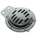  AVERTISSEUR - KLAXON DC 12V ACIER CHROME 105DB DIAM 100 mm Horn
