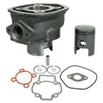  CYLINDER SCOOT ADAPTABLE PIAGGIO 50 NRG 2000+-GILERA 50 RUNNER 2000+, DNA-APRILIA 50 SR LIQUID-DERBI 50 GP1 2000+ -P2R GUSS AV Zylinder-Kolben Satz