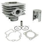  CYLINDER SCOOT ADAPTABLE PIAGGIO 50 ZIP 2T, TYPHOON, LIBERTY 2T - VESPA LX 2T - GILERA 50 STALKER, ICE - APRILIA 50 SR AIR - P2R Zylinder-Kolben Satz