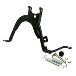  CENTRALE SCOOTERSTEUN AANPASSING MBK 50 OVETTO 2T, MACH G-YAMAHA 50 NEOS 2T, JOG R ZWART -P2R- Zijstandaard