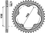 Couronne aluminium Ultra-Light anodisé dur 4460 - 525
