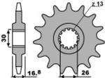 Steel Standard 347M - 520 Gearbox output pinion
