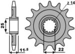  Standard Stahlriztel vorne 2207 - 520 Ritzel für den Ausgang des Getriebes