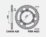  Ultra-Light Aluminium Rear Sprocket 4423 - 420 Kroon