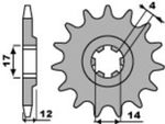  Steel Standard Front Sprocket 2223 - 428 Gearbox output pinion