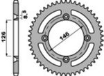 Couronne Acier Standard - 428 50 dents