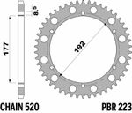  alu standard - 520 50 tænder Bagtandhjul