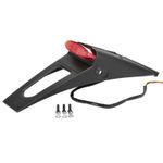 Extension de garde-boue RSP LED 2.0 noir avec feu + éclairage plaque