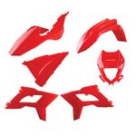 Kit plastiques Restyling rouge