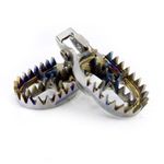  Titanium MX Fußrasten Fußstützen