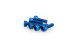 Kit Visserie Carénage En Aluminium Anodisé Bleu Blister 6 vis allen M5x15mm