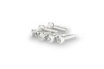 Kit Visserie Carénage En Aluminium Anodisé Argent Blister 6 vis allen M5x15mm