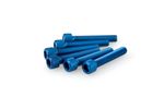 Kit Visserie Carénage En Aluminium Anodisé Bleu Blister 6 vis allen M6x35mm