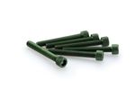 Kit Visserie Carénage En Aluminium Anodisé Vert Blister 6 vis allen M6x45mm