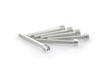 Kit Visserie Carénage En Aluminium Anodisé Argent Blister 6 vis allen M6x50mm