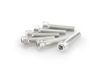 Kit Visserie Carénage En Aluminium Anodisé Argent Blister 6 vis allen M8x35mm