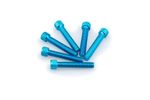 Kit Visserie Carénage En Aluminium Anodisé Bleu Blister 6 vis allen M8x45mm