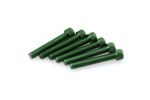 Kit Visserie Carénage En Aluminium Anodisé Vert Blister 6 vis allen M8x50mm
