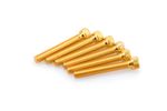 Kit Visserie Carénage En Aluminium Anodisé Jaune Blister 6 vis allen M8x55mm