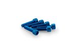 Kit Visserie Carénage En Aluminium Anodisé Bleu Blister 6 vis allen M6x25mm