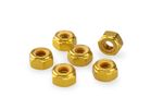 Kit Visserie Carénage En Aluminium Anodisé Jaune Blister 6 écrou M6