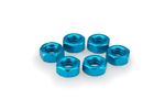 Kit Visserie Carénage En Aluminium Anodisé Bleu Blister 6 écrou M6
