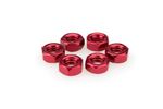 Kit Visserie Carénage En Aluminium Anodisé Rouge Blister 6 écrou M6