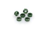 Kit Visserie Carénage En Aluminium Anodisé Vert Blister 6 écrou M6