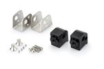 Adaptador de apoio para os pés réglable passager Preto