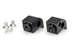 Adaptador de apoio para os pés réglable passager Preto